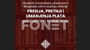 Osuda pretnji prosvetarima